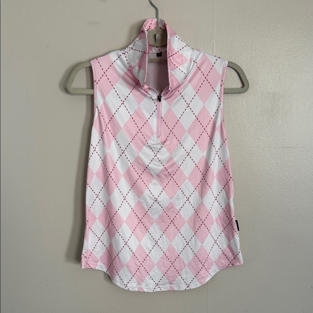 Women’s Golf 3/4 Zip Polo Tank Top